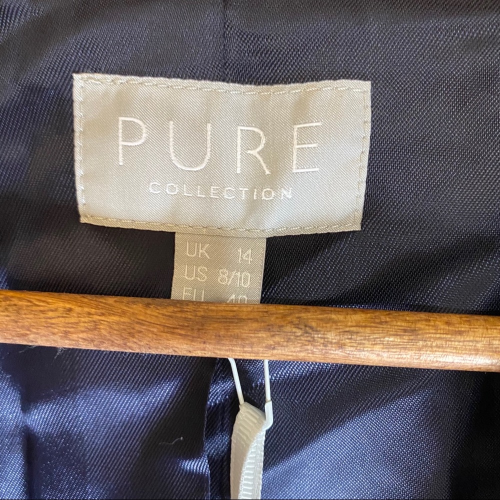 🔥SOLD🔥 PURE Blazer Navy With Gold Hardware Size 8/10 - Picture 4 of 14